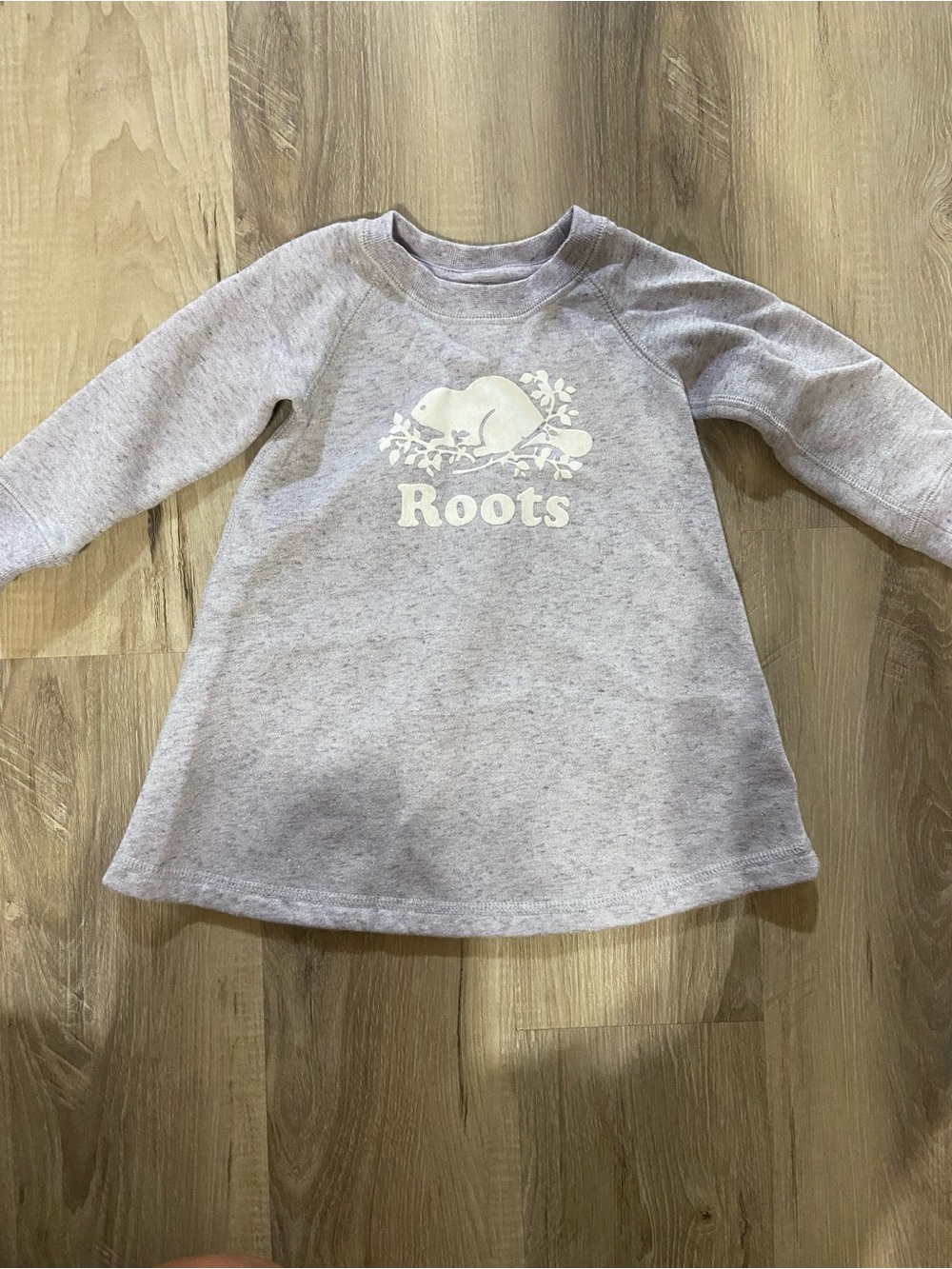 Roots Kids' Light Purple Logo Pullover Top and Pants